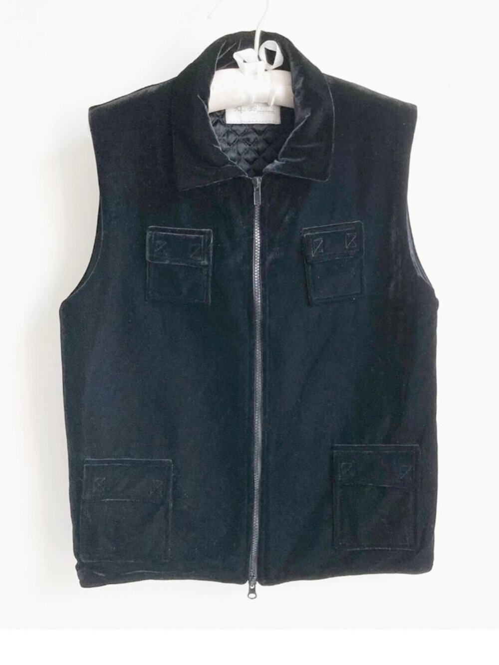 Equestrian Designs Velvet Riding Waistcoat Vest Full Zip